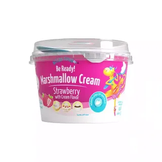 قشطة المارشميلو بنكهة الفراولة والكريمة 130غم