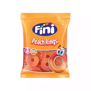 حلوى الجيلاتين فيني حلقات بطعم الخوخ 90غم