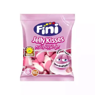 حلوى الجيلاتين فيني قبلة الفراولة 90غم