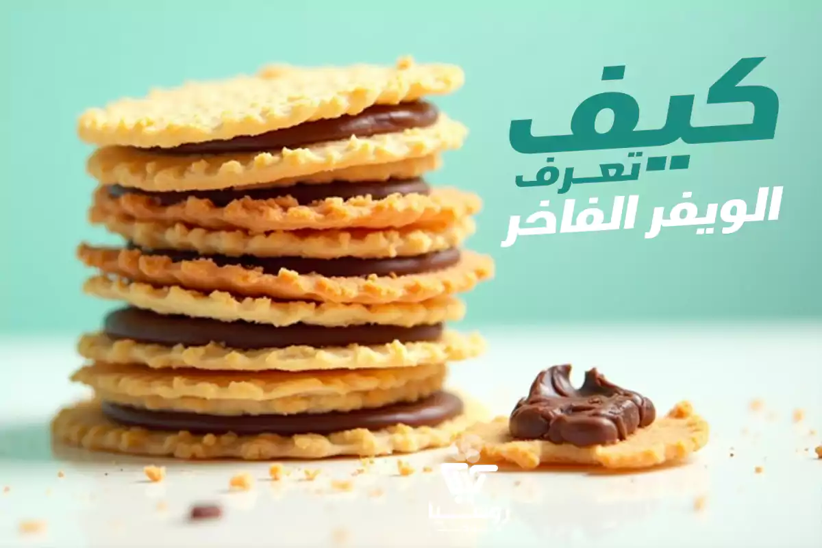 كيف تعرف الويفر الفاخر؟ سر الـ ويفر مغطى بالشوكولاتة